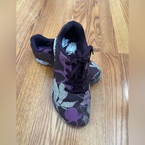 Nobull Purple and Black Floral Sneakers